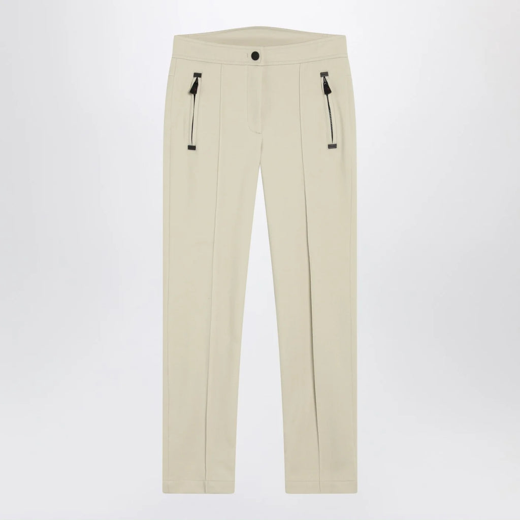 Moncler Grenoble Ivory slim trousers in GORE-TEX