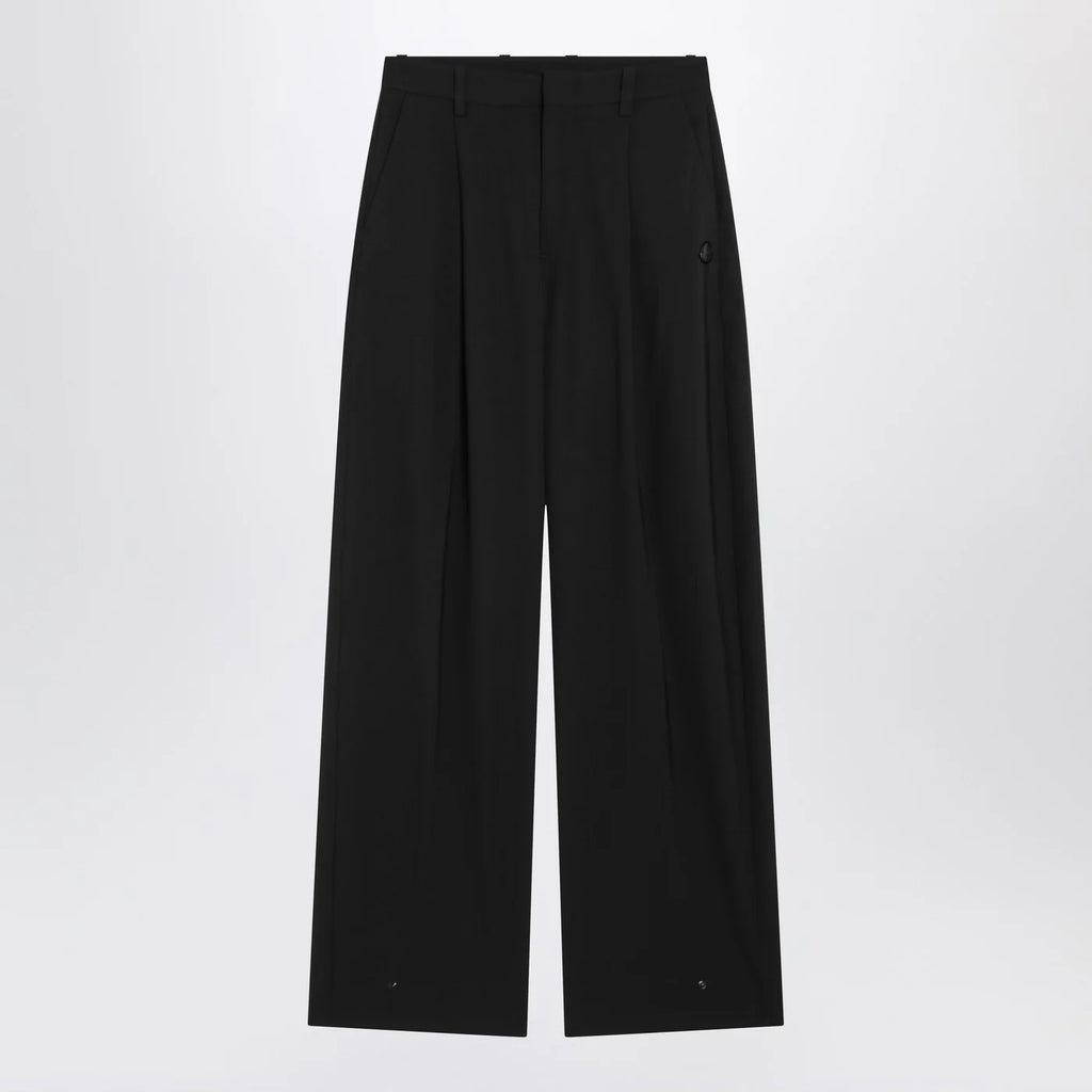 Moncler X Edward Enninful Black wool-blend trousers