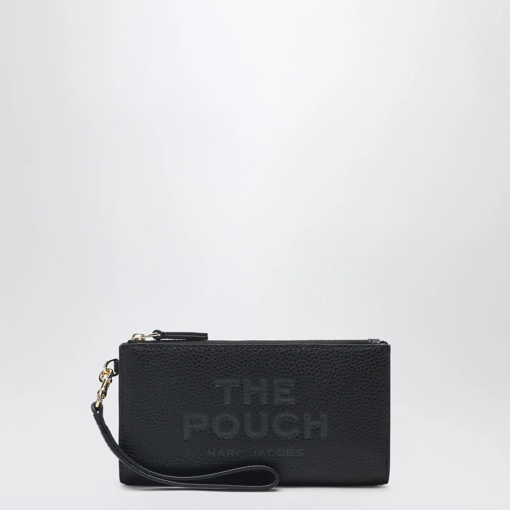 Marc Jacobs The Pouch black grained leather bag