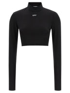 Off White Off Stamp Crop Top