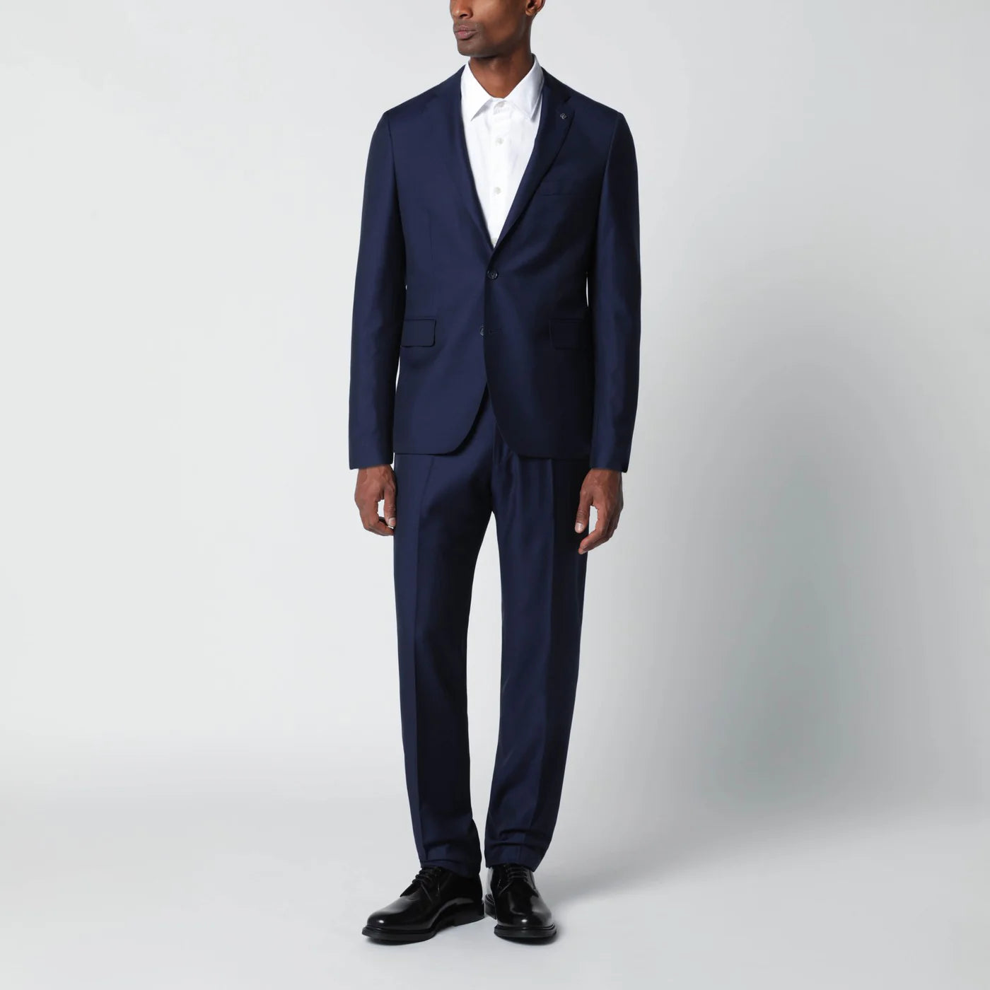 Tagliatore Blue wool single-breasted suit