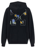 Off White Arrow Out Flower Hoodie