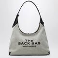 Marc Jacobs Sack Bag bucket bag in canvas and leather ivory/black