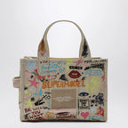 Marc Jacobs The Tote Bag small beige with punk lettering