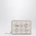 Christian Louboutin Panettone coin purse in grained calfskin and spikes