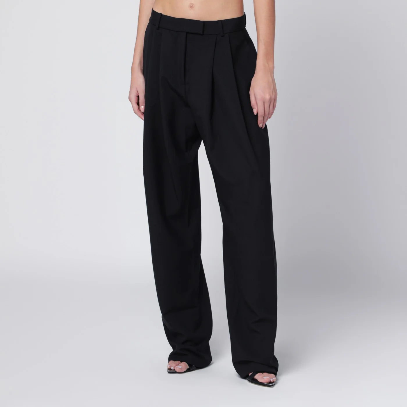 Francesco Murano Black pants with darts