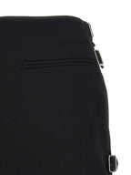 Courreges Multi Sangle Wool Mini Skirt