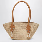 Christian Louboutin Venus mini tote bag in rafia
