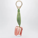 Christian Louboutin Leather bag charm in the shape of a tulip