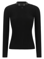 Courreges Vinyl Collar Sweater