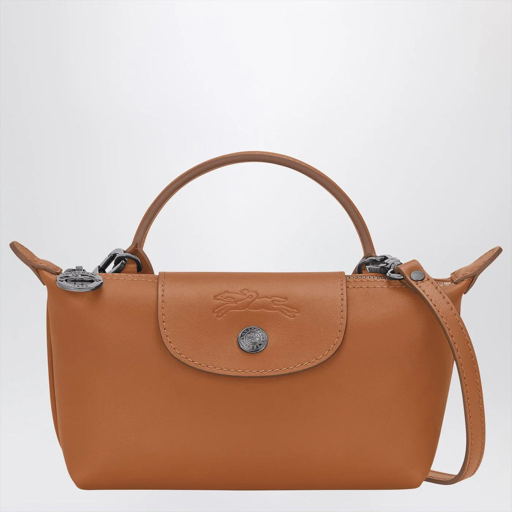 Longchamp Pochette Le Pliage Xtra XS in Cashew colour