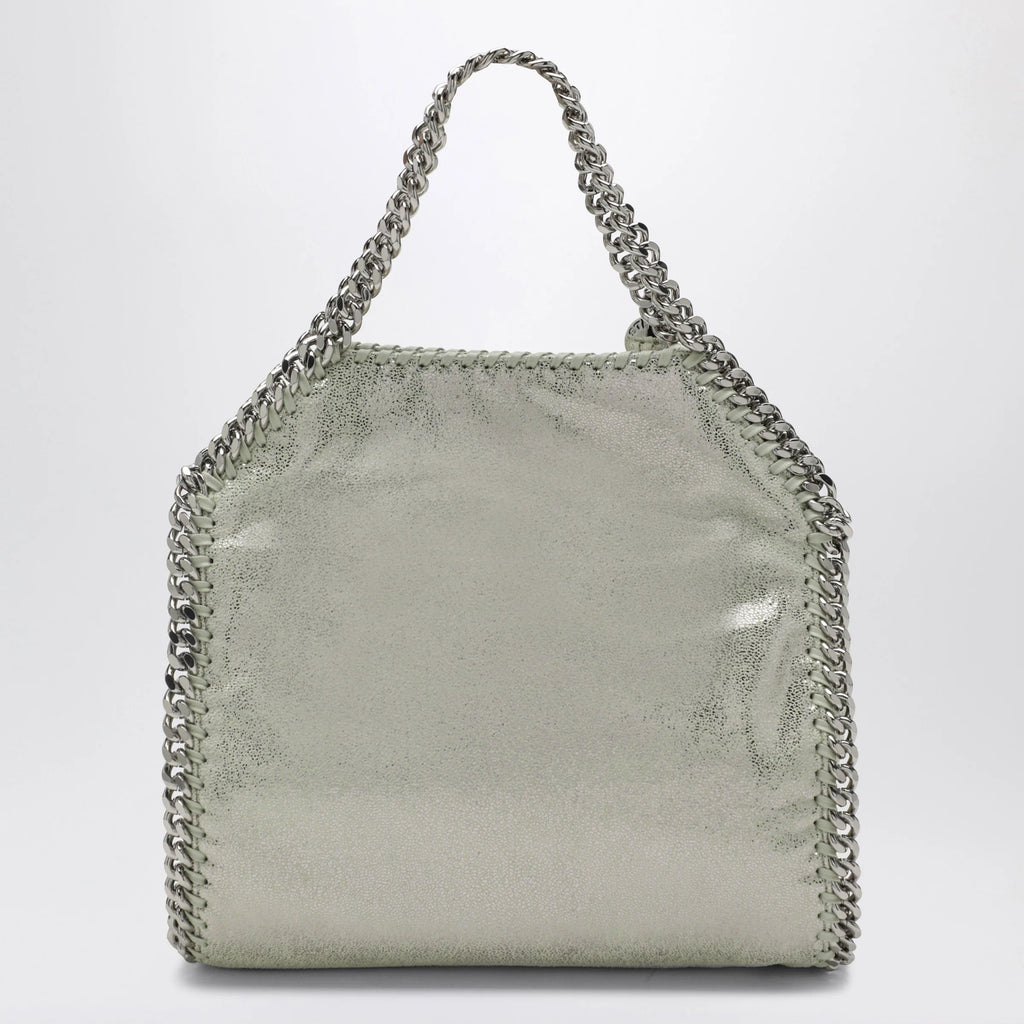 Mini Falabella tote bag in light lime green by Stella McCartney