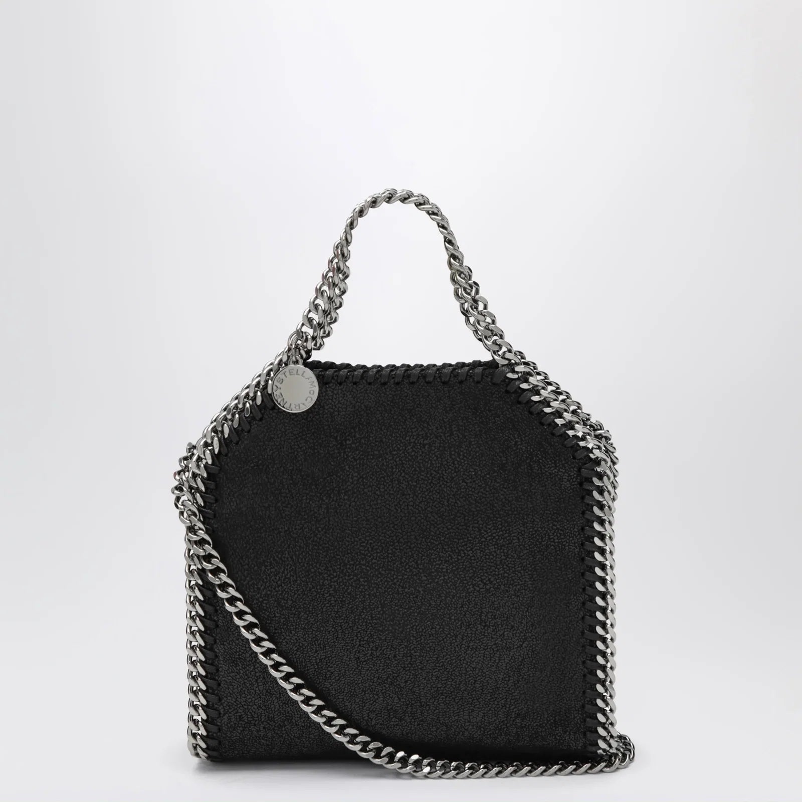 Stella McCartney Black Falabella micro tote bag