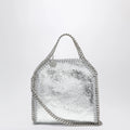 Stella McCartney Falabella micro tote bag in silver