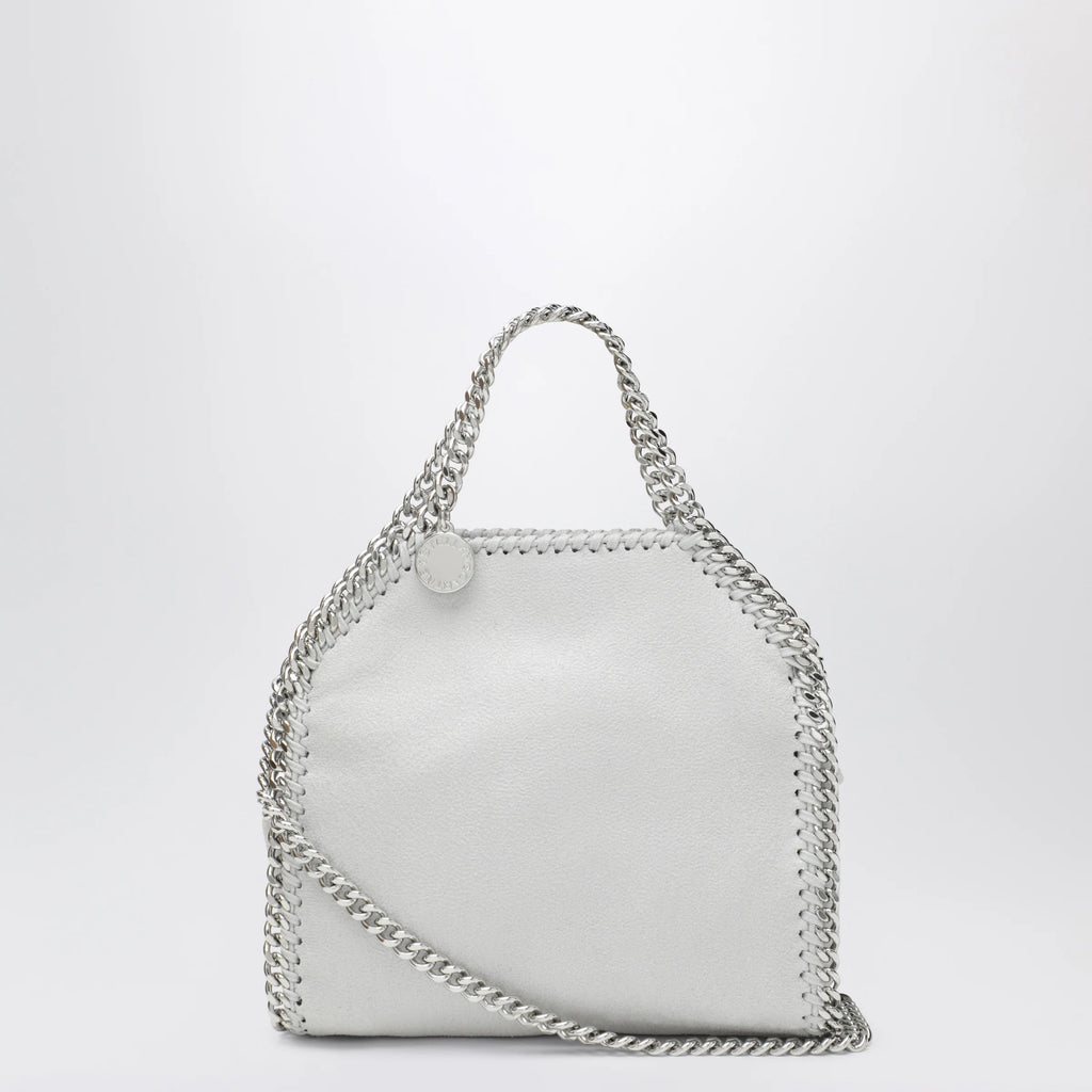 Stella McCartney Pearl grey micro Falabella tote bag