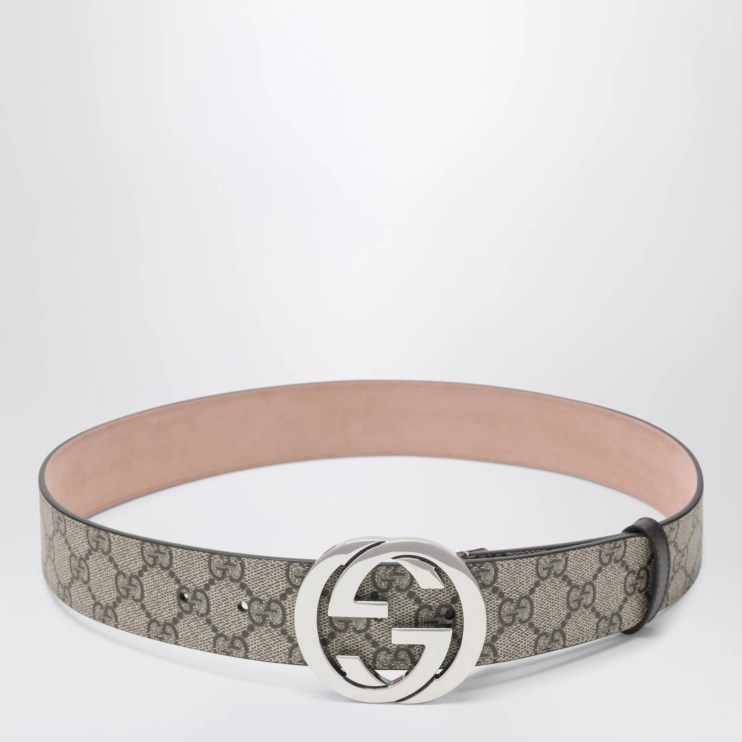GUCCI GG Supreme fabric belt with GG buckle