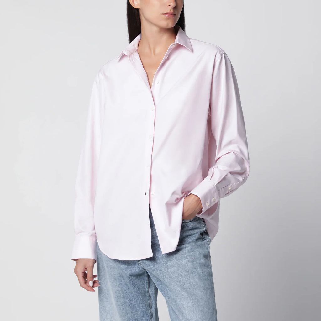 Róhe Pink Cotton Button-Down Shirt