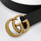 GUCCI Black GG Marmont belt
