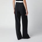 Róhe Black Trousers with Boxer Detail