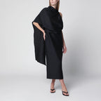 Róhe Midnight Blue One-Shoulder Midi Dress