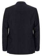 Zegna Pinstriped Flannel Dress