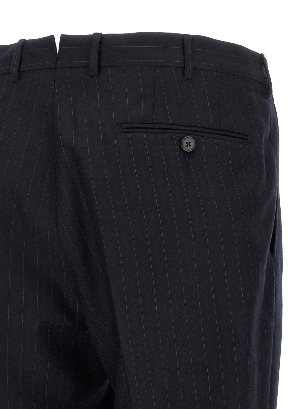 Zegna Pinstriped Flannel Dress