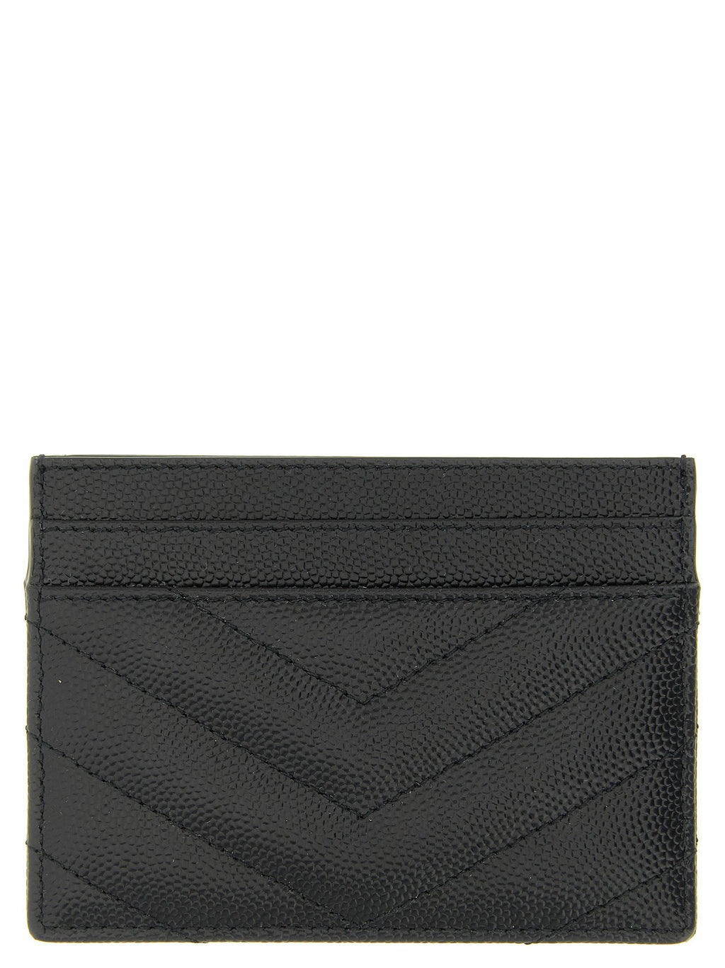 Saint Laurent Logo Matelassé Card Holder