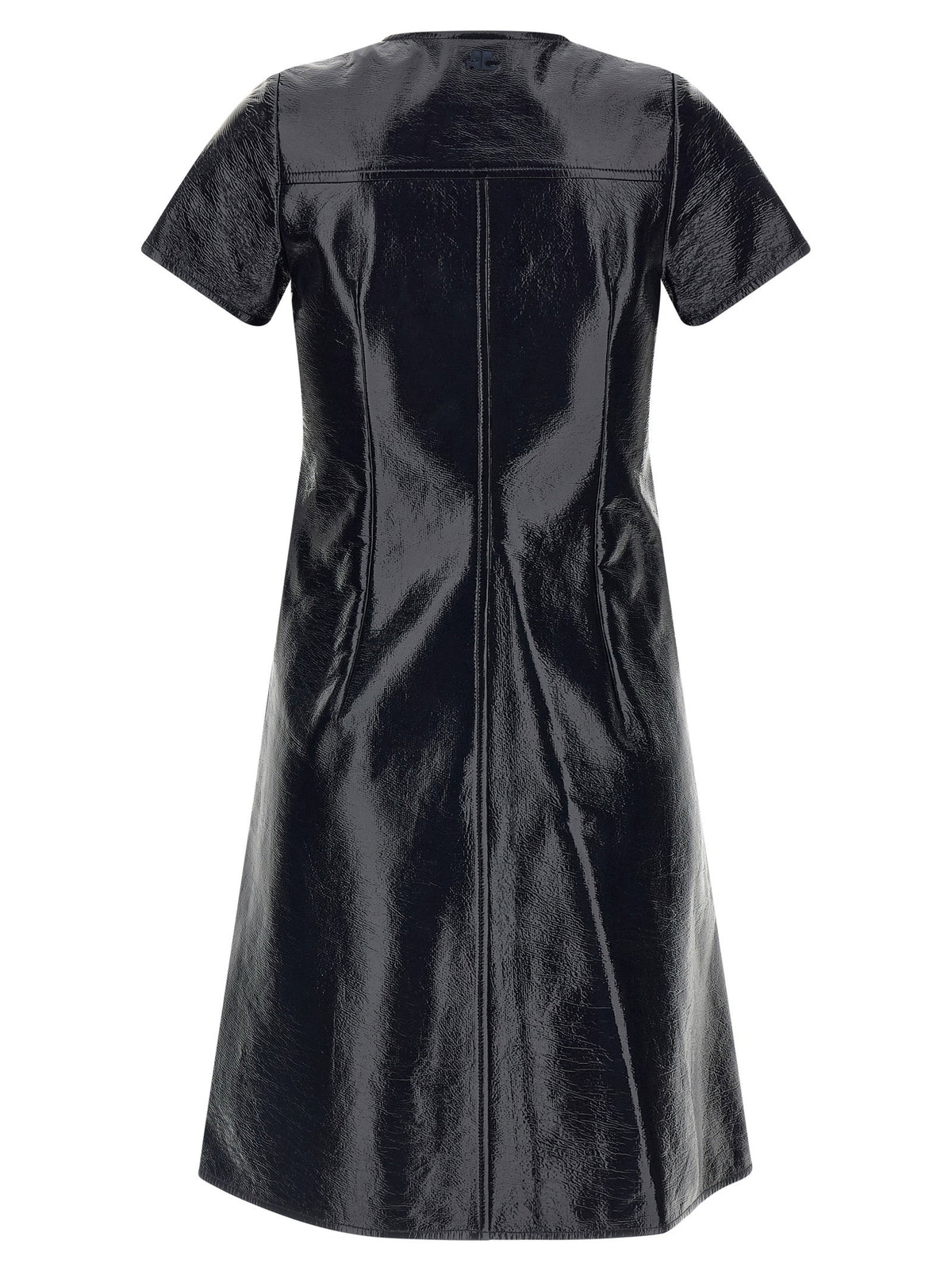 Courreges 2-pocket Vinyl Dress
