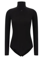 Courreges Jersey Mockneck Bodysuit