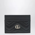 GUCCI GG Marmont card holder black/gold
