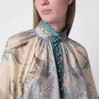 ZIMMERMANN Cream cotton and silk Indra shirt