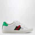 GUCCI Ace white Sneakers with Web ribbon