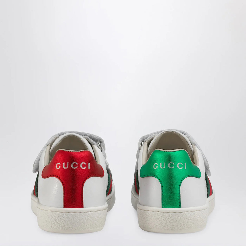 GUCCI Ace white Sneakers with Web ribbon