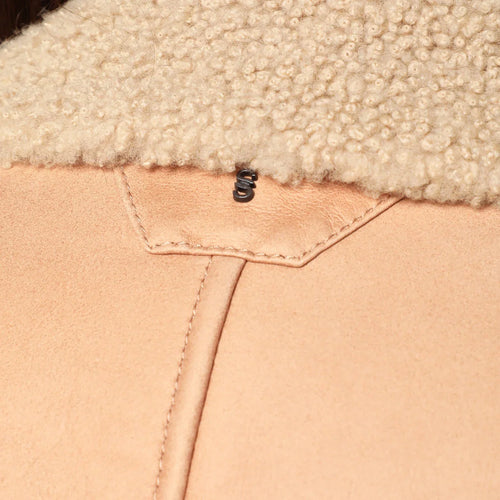 Salvatore Santoro Nude leather bomber jacket