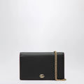 GUCCI GG Marmont wallet with chain black/red