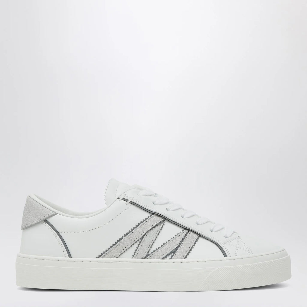 Moncler White leather Monaco2 Sneakers