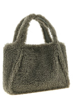 Stella Mccartney Shearling Logo Shopping Bag