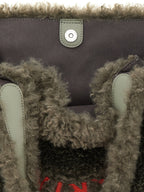 Stella Mccartney Shearling Logo Shopping Bag