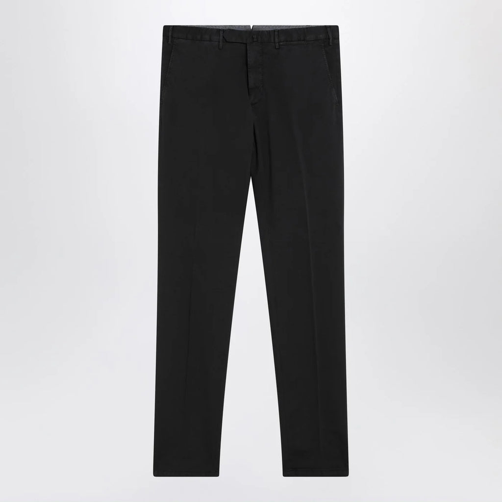 Santaniello Black trousers in cotton