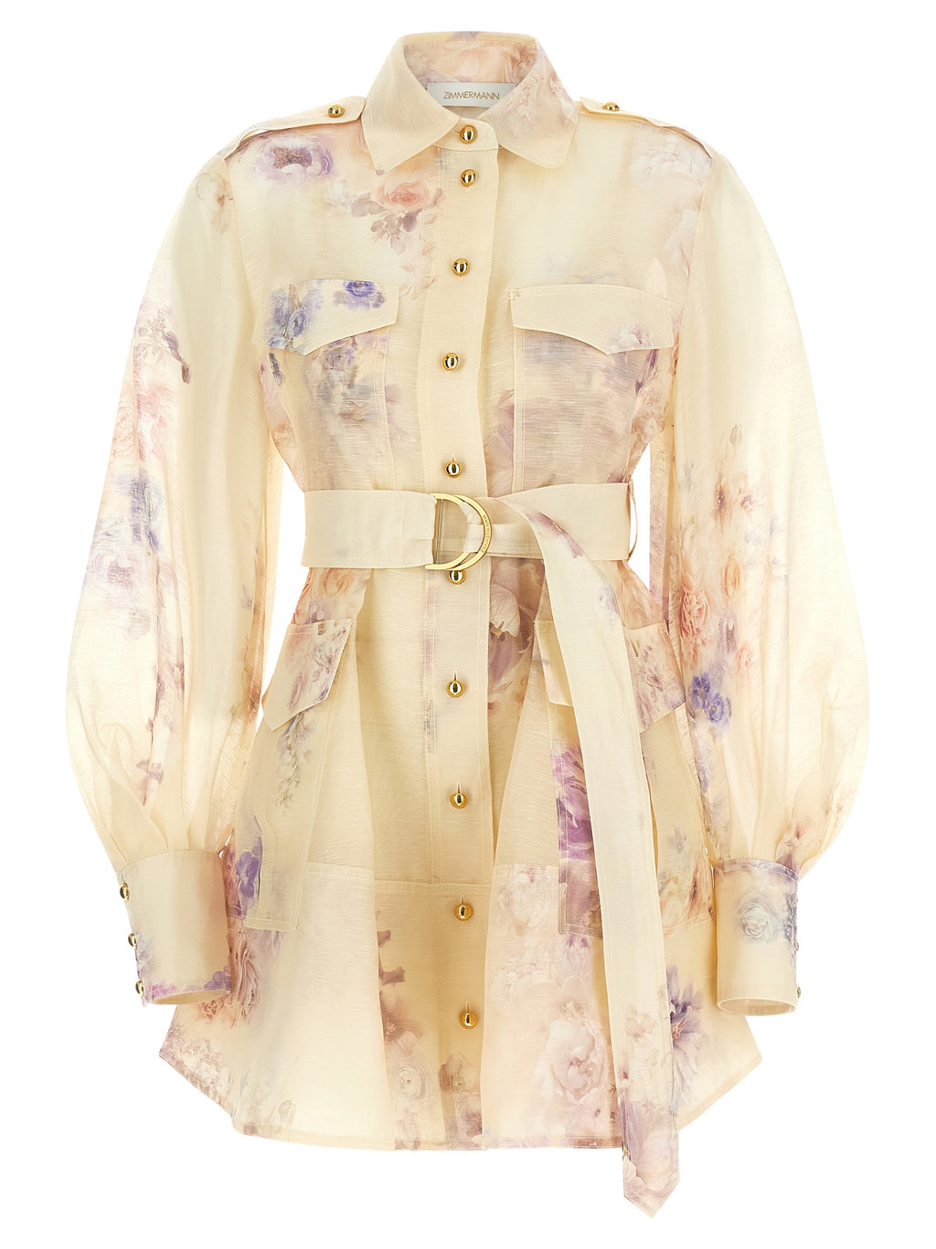 Zimmermann Hypnotic Utility Mini Dress