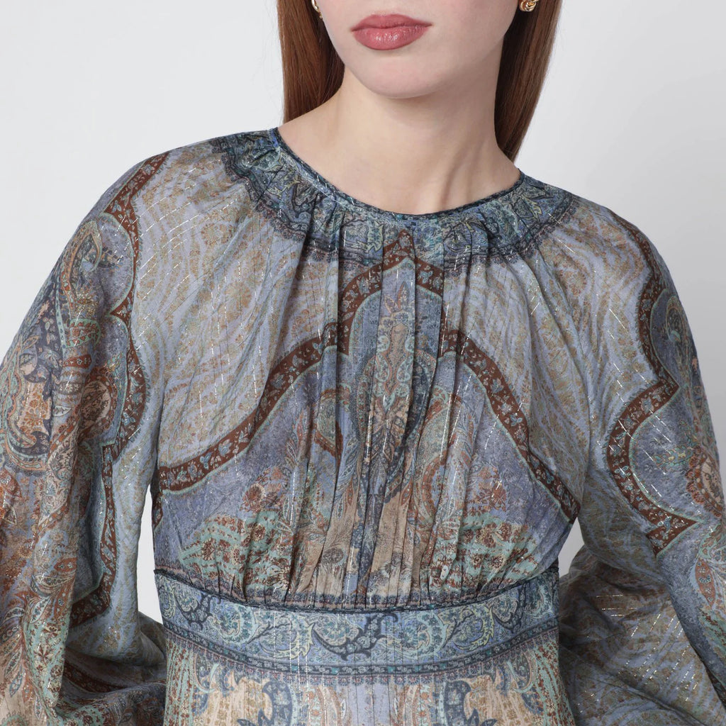 ZIMMERMANN Wanderlust tapestry-print mini dress