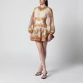 ZIMMERMANN Indra mini dress with floral motif
