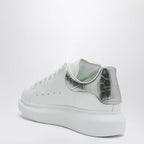 Alexander McQueen Oversize Sneakers white/silver croc