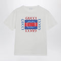 GUCCI White T-shirt with logo print