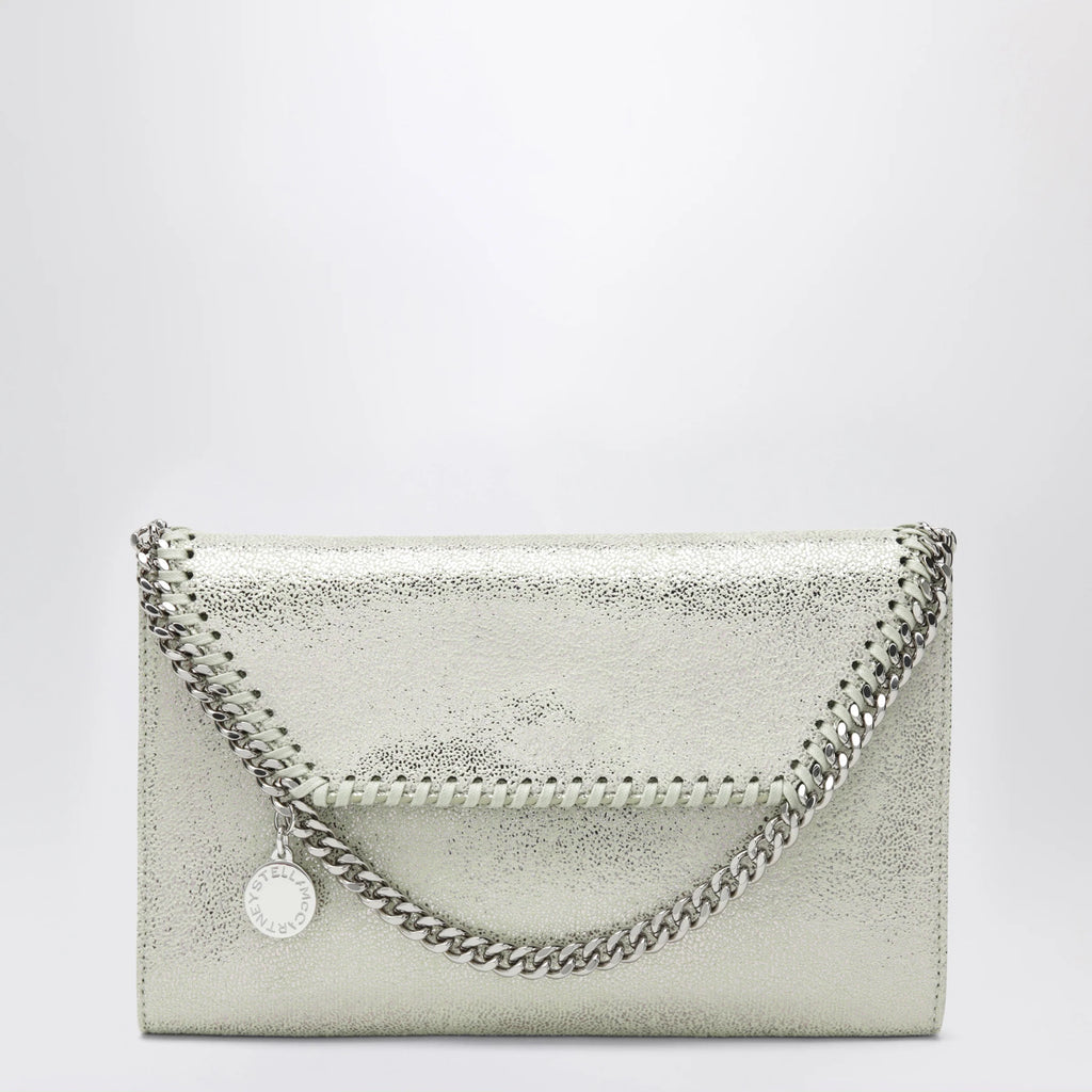 Stella McCartney Falabella wallet-on-chain in light lime green