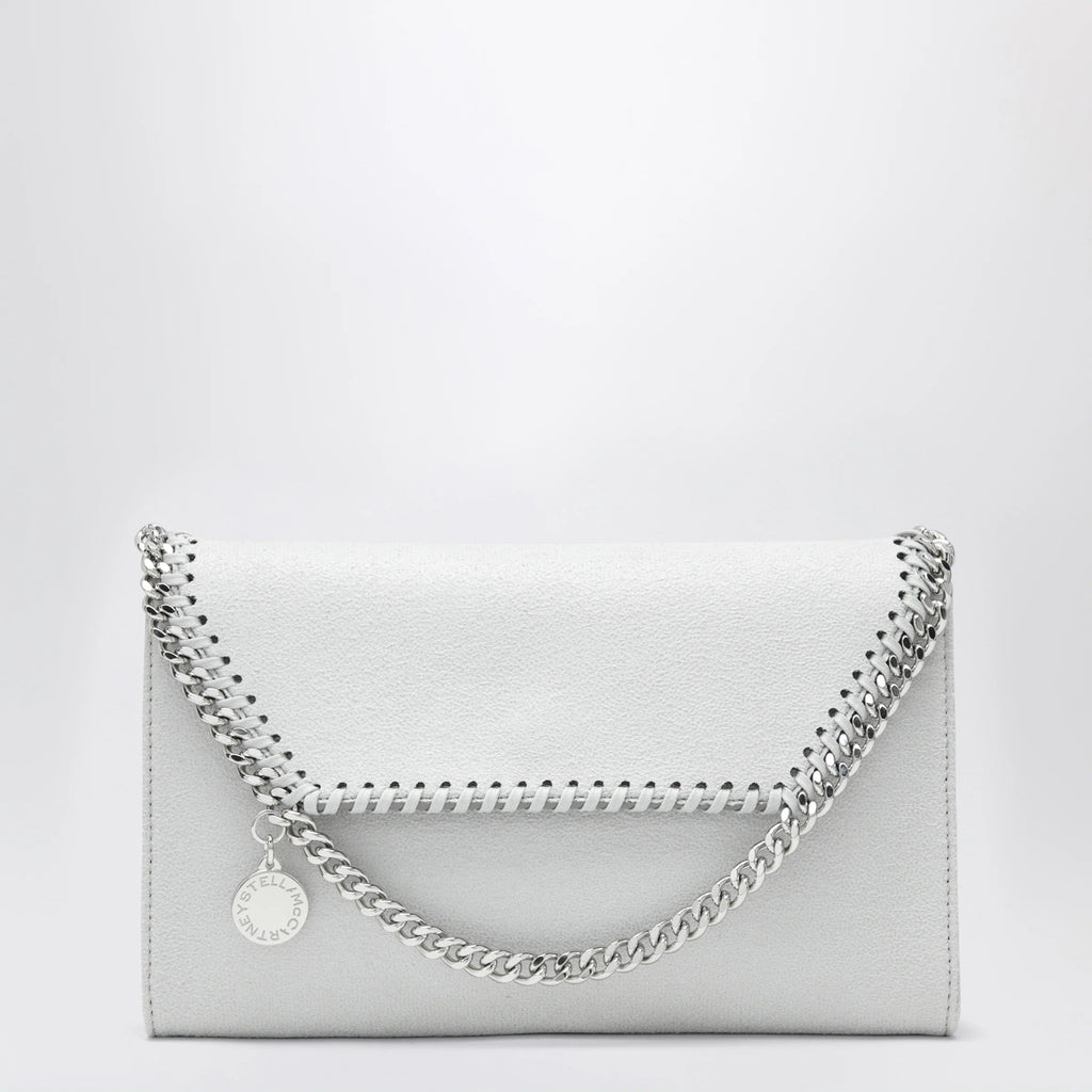 Stella McCartney Pearl grey Falabella shoulder wallet bag