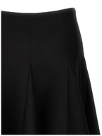 Valentino Garavani Solid Crepe Couture Valentino Skirt