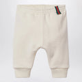 GUCCI White cotton jogging trousers