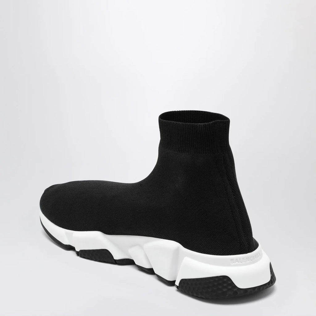 Balenciaga Black mesh and white Speed Sneakers