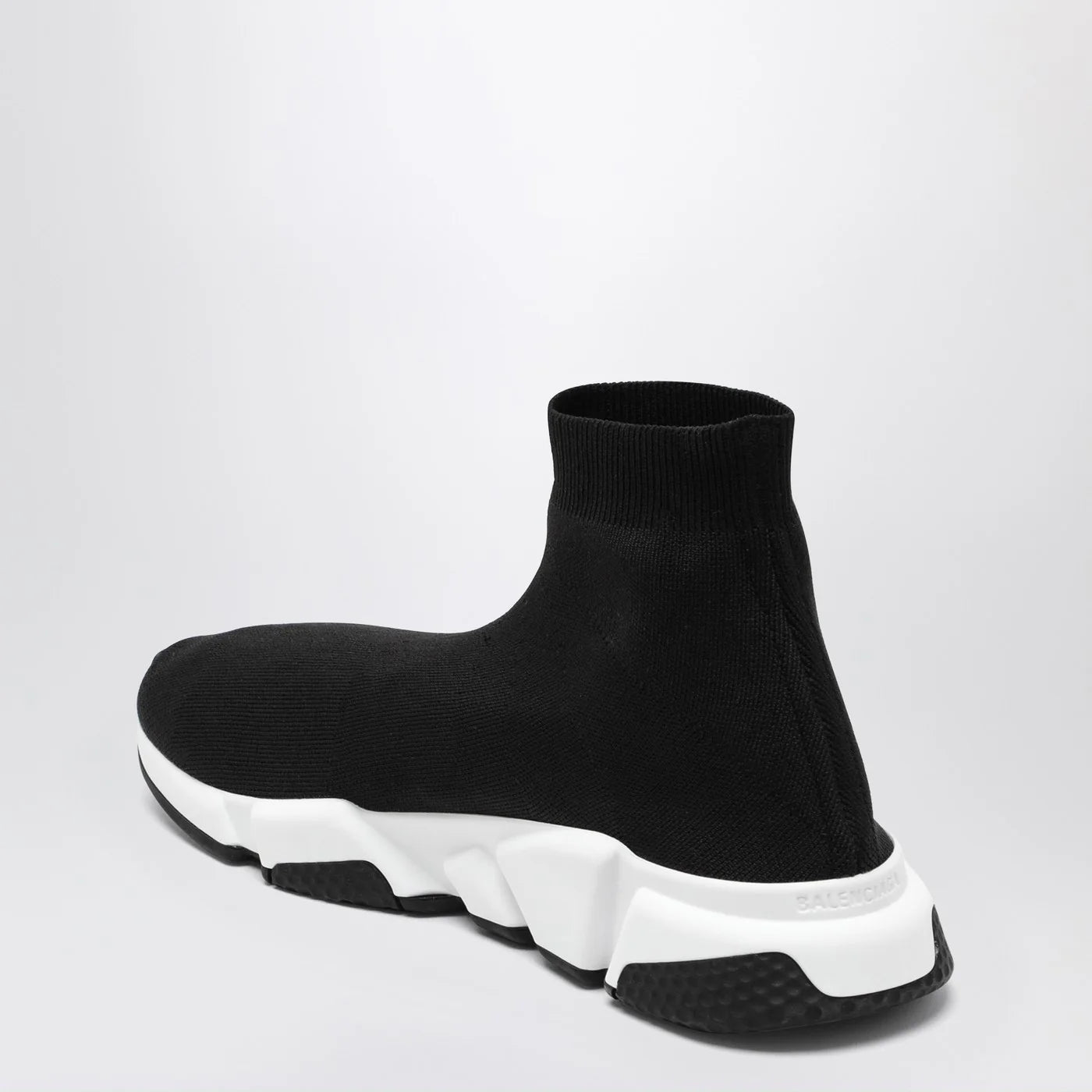 Balenciaga Black mesh and white Speed Sneakers